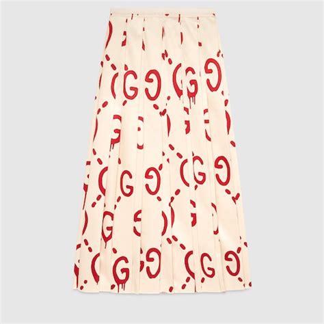 gucci swan skirt